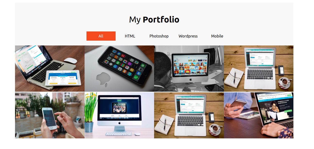 Personal website screenshot