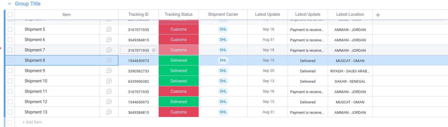 TrackMy Monday.com integration screenshot
